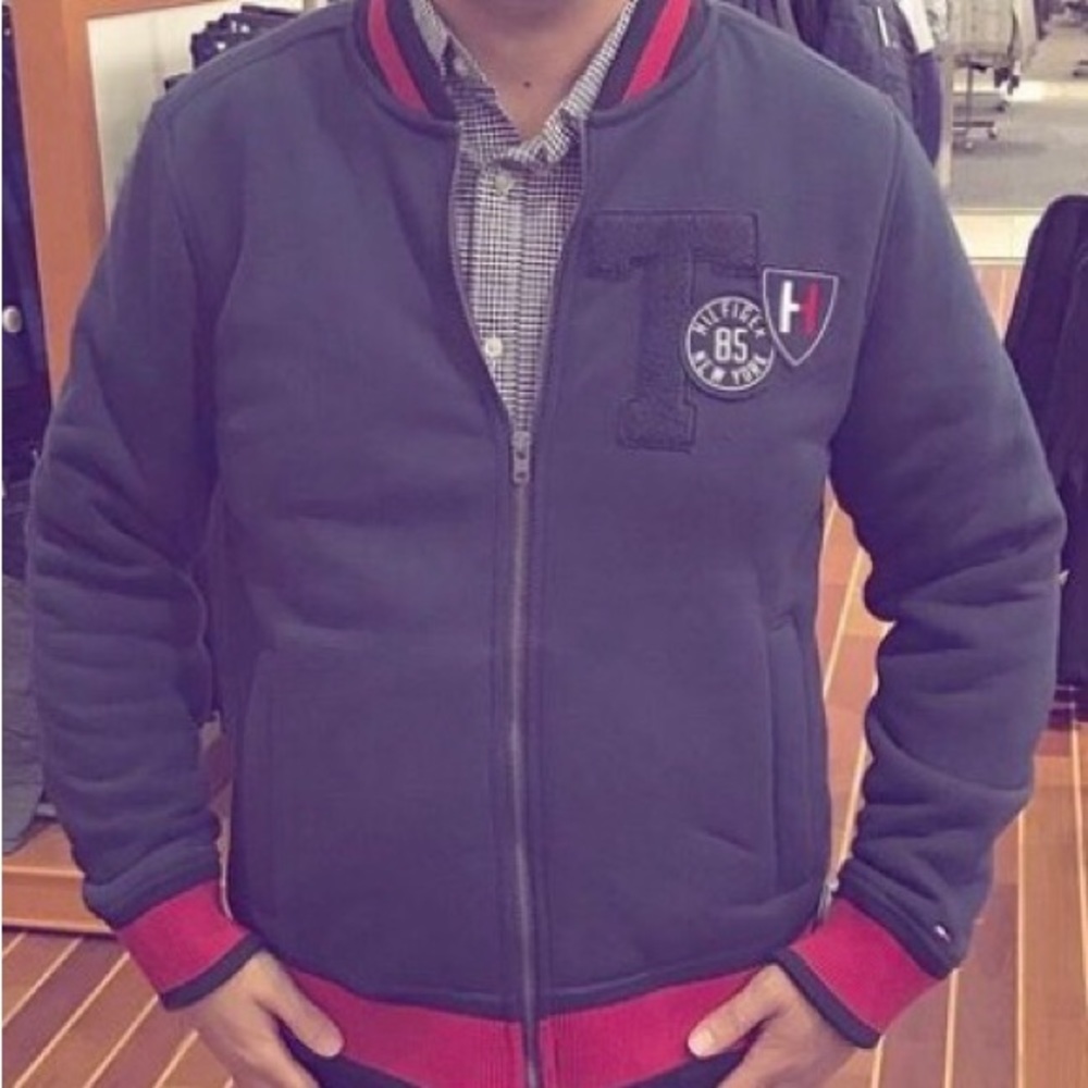 New with Tags. Tommy Hilfiger Varsity Light Jacket.